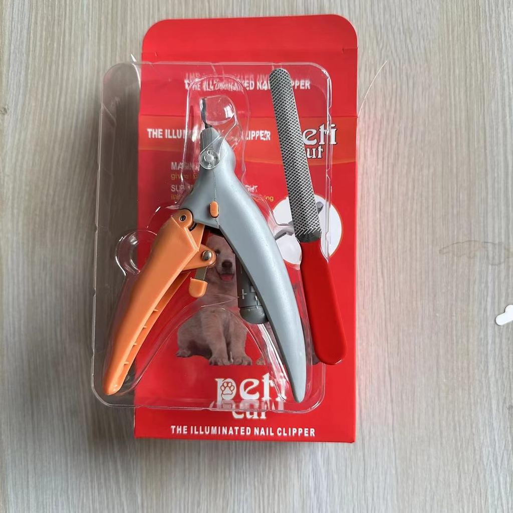 Профессиональные ножницы для стрижки ногтей для домашних животных, ножницы для стрижки ногтей для собак и кошек, ножницы со светодиодной подсветкой, триммер для ногтей для животных, товары для домашних животных
