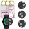 3x Apgo MATTE Hybrid Glass Screen Protector for Samsung Galaxy Watch4 40mm, Tempered Glass Substitute, Non-cracking