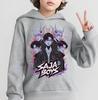 Аниме K-pop Охотники на демонов Saja Мальчики Толстовки с длинным рукавом Повседневная толстовка Харадзюку Пуловер Подарок для фанатов Детские толстовки с капюшоном для мальчиков