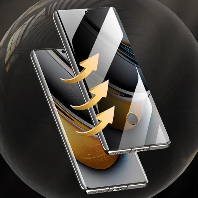 3D Изогнутое УФ Защитное Стекло с защитой от подглядывания для Redmi Note 13 Pro Plus Защитная Пленка для Экрана для Redmi Note 14 15 Pro+ Plus