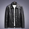 Мужская модная кожаная куртка - Удобная, красивая, в корейском стиле, больших размеров, для ношения весной и осенью