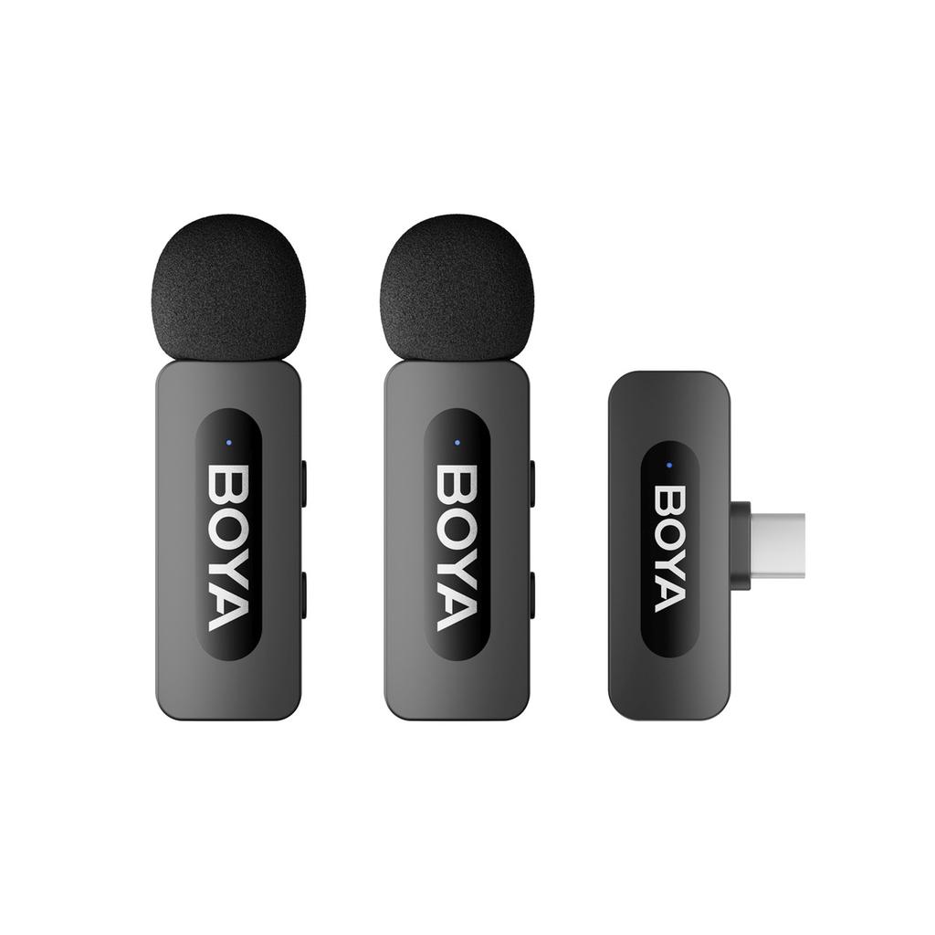 120Db 2.4Ghz Usb-C Wireless Microphone Set - Black