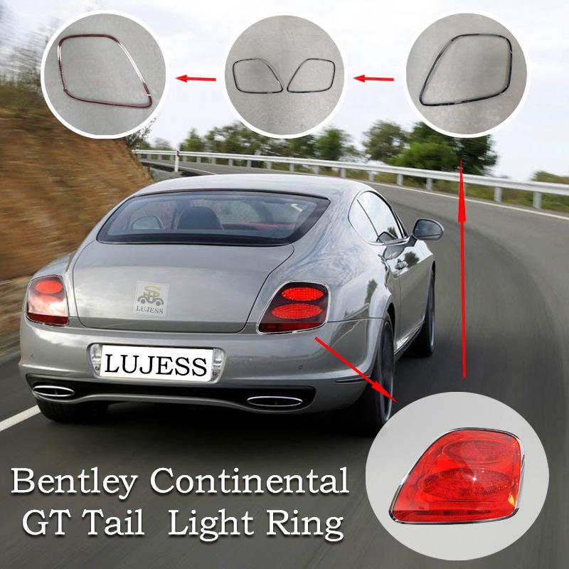 Electroplated Taillight Ring Frame for Bentley Continental GT (2005-2008, 2013)