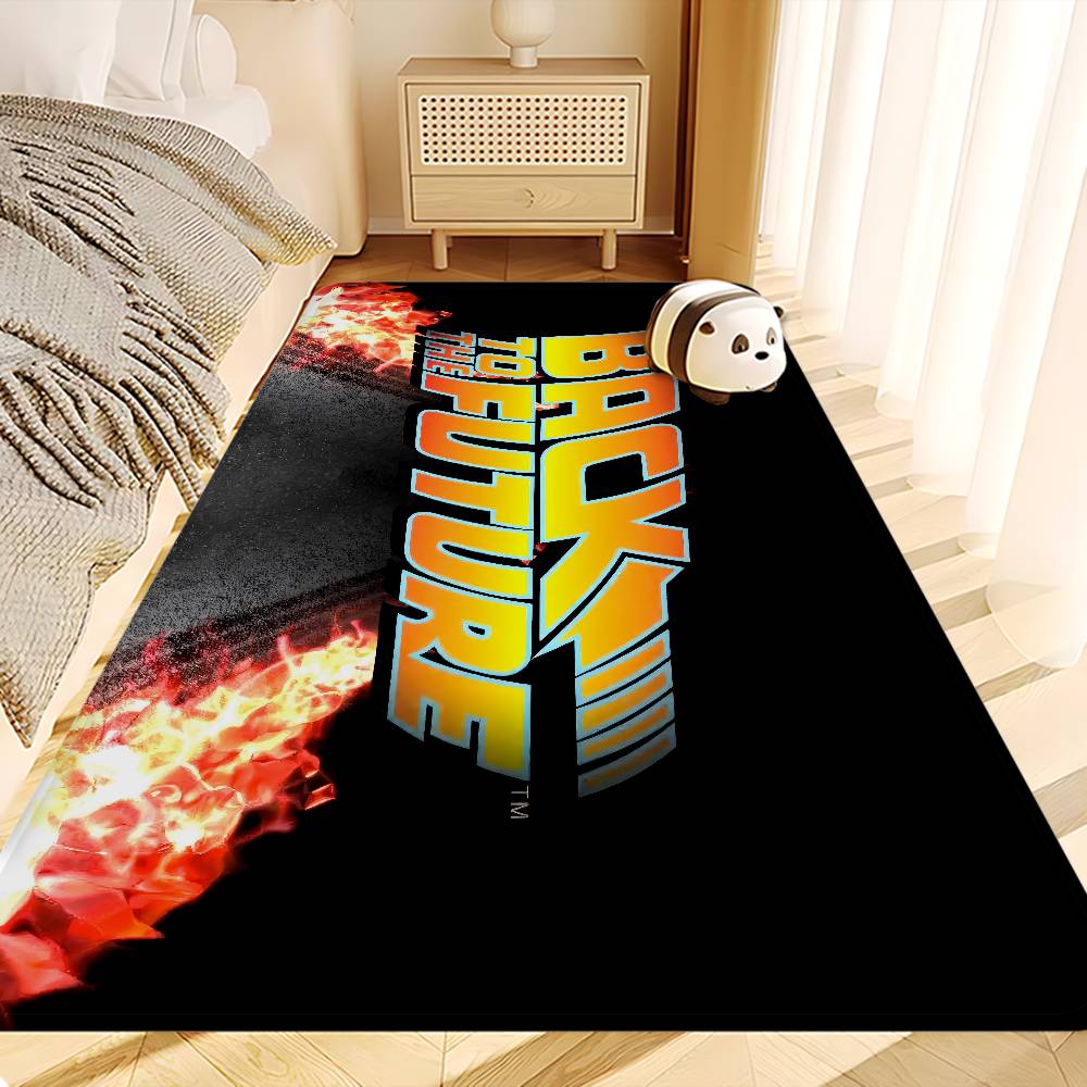 Back To The Future Door Mat Washable Non-Slip Living Room Sofa Chairs Area Mat Kitchen Toilet Rug