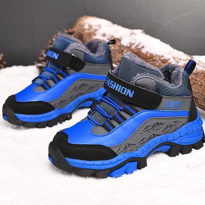 Молодежная зимняя обувь, водонепроницаемые зимние ботинки для детей 31–40 лет, детские зимние большие и маленькие зимние ботинки