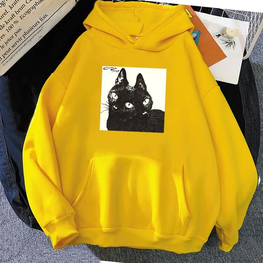 Cocteau Twins Hoody Rock Band Graphic Printing Sweatshirts Sudaderas Con Capucha Women Clothing Moletom Hip Hop Grunge Hoodies