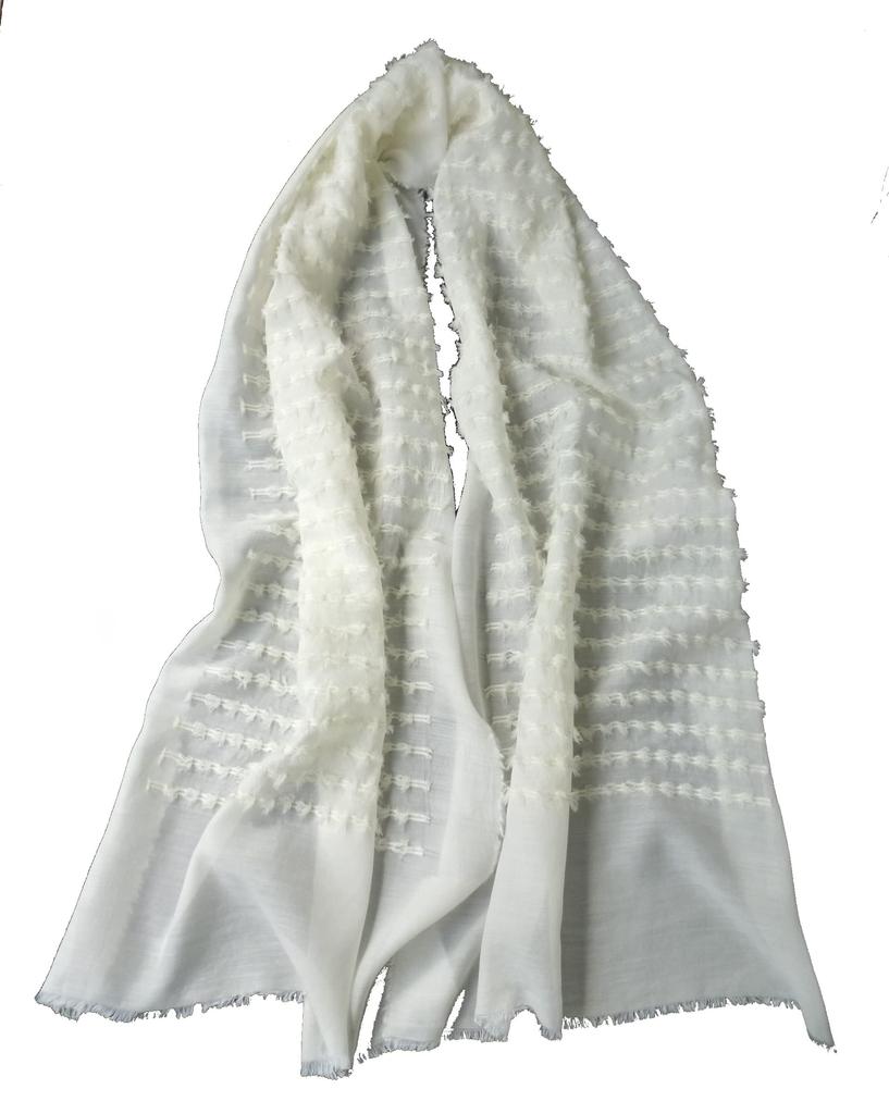 AS0909 Wool Fur Stole Set of 2 for Dyeing Indigo Dyeing Plant Dyeing Hand Dyeing Dyeing Experience