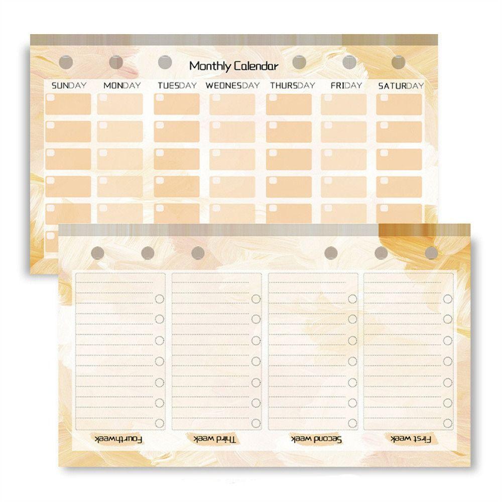 Еженедельный ежемесячный вкладыш Внутри органайзера для бумажных денег Спиральный переплет Внутренняя страница Органайзер для купюр