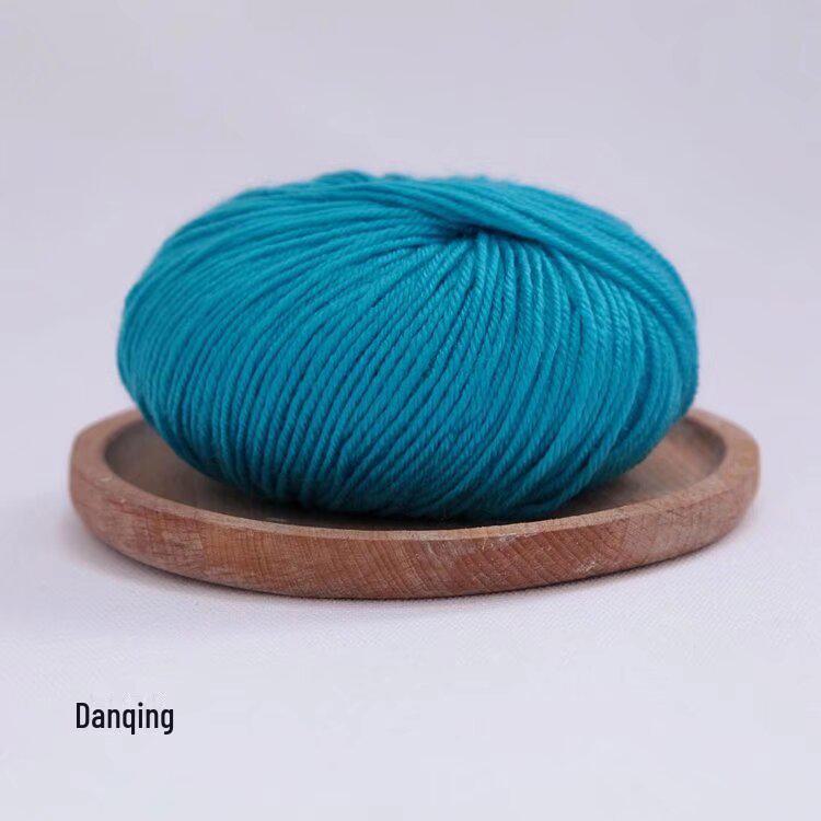 Клубок акриловой пряжи для вязания свитеров, крючков, обуви, тапочек, изделий ручной работы.