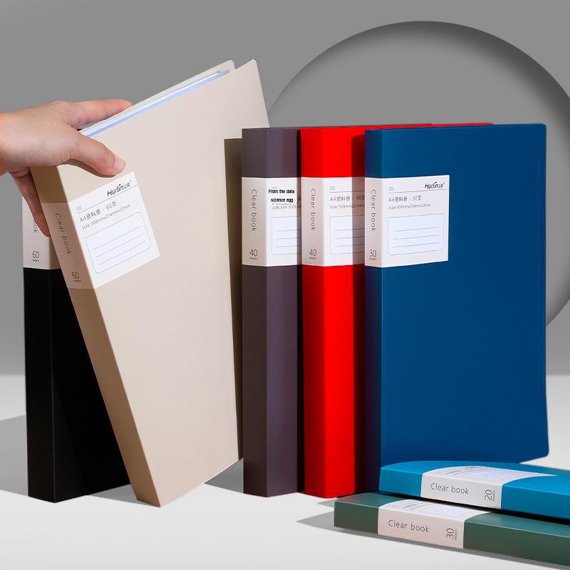 Очень толстая папка формата A4 из полипропилена с многослойной конструкцией для музыки, контрольных работ и архивов - Доступны разные цвета