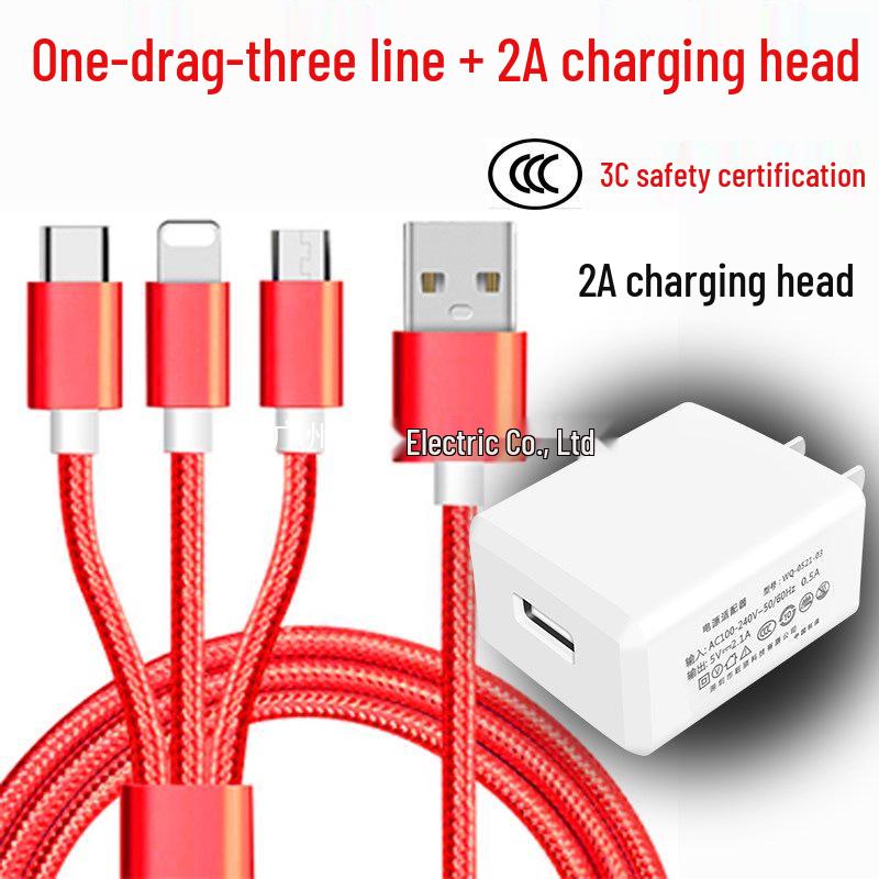 Universal 3-in-1 Charger for Huawei, OPPO, Xiaomi & Vivo Android Phones