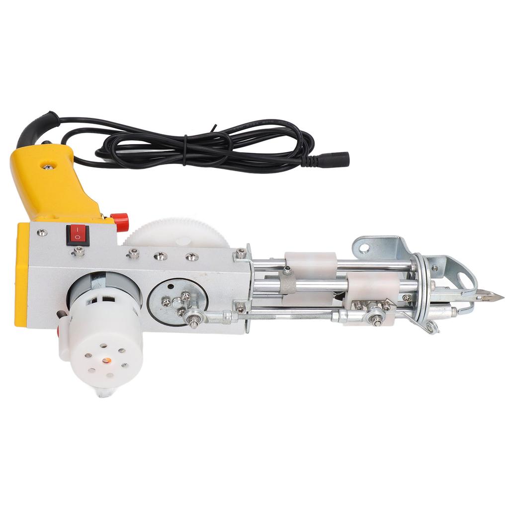 Yellow Electric Carpet Tufting Gun DIY Weaving Fast Knitting Hand Tufting Gun with Two Modes