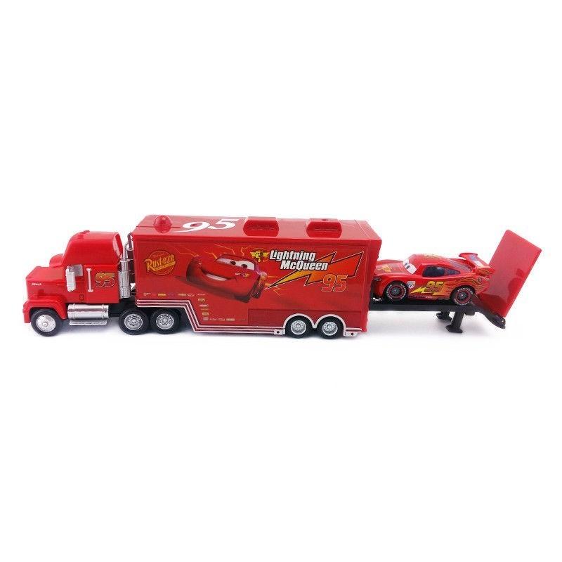 Disney Pixar Car No.95 Mack Racer's Truck Mcqueen 155 Model Kid Toys High-quality Craftsmanship
