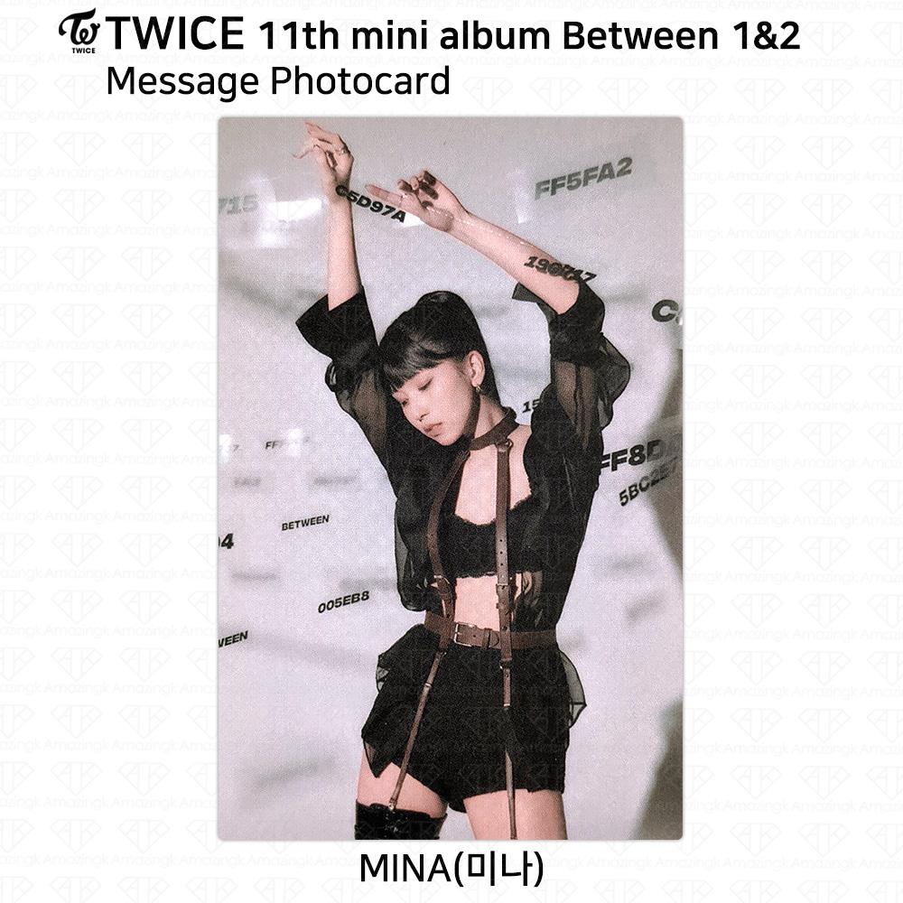 Twice 11-й мини-альбом между 1 и 2 минами, фотокарточка, открытка, наклейка Polaroid POB