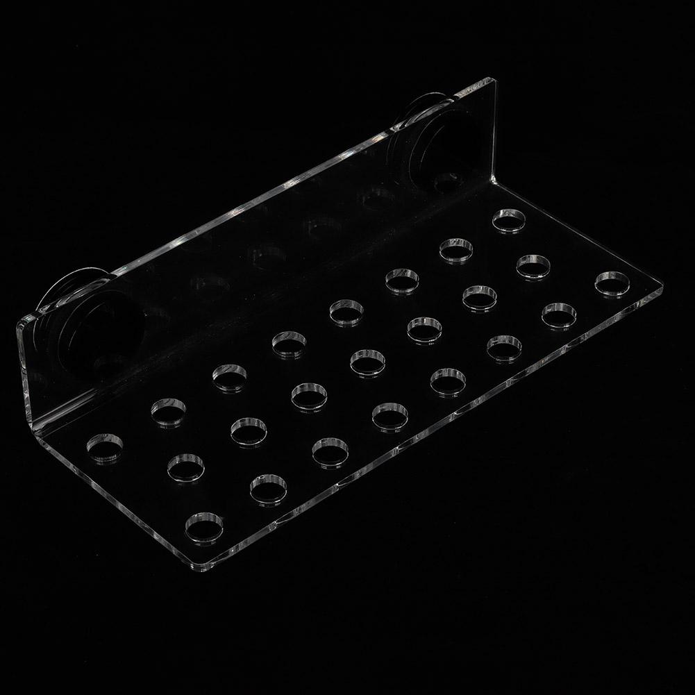 Aquarium Fish Tank Coral Rack Bracket Acrylic Strong Suction Coral Frag Rack Bracket 23 Hole
