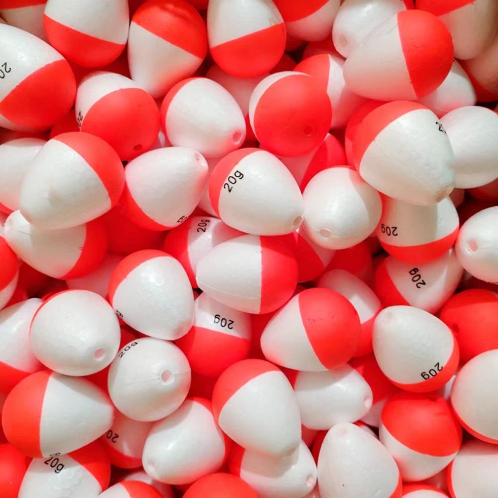 Tackle Buoy EVA Float Floats Stick Fishing Bobber Floating Buoy Red And White Float Fishing Floats