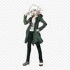 Nagito Komaeda Danganronpa 2 Goodbye Despair Video Games Print Sticker On Clothes DIY Thermal Stickers For T-Shirts Patch Iron On Transfer Patch