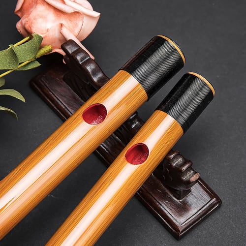 Jinchuan Bamboo Shinobue Flute, Japanese Traditional Musical Instrument, Handcrafted for Festivals and Musical Instruments (7 Holes, 7 Pieces)