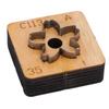 Flower Leather Cutting Die   Wood Carbon Steel Flower Shape Leather Cut Mold for Craft
