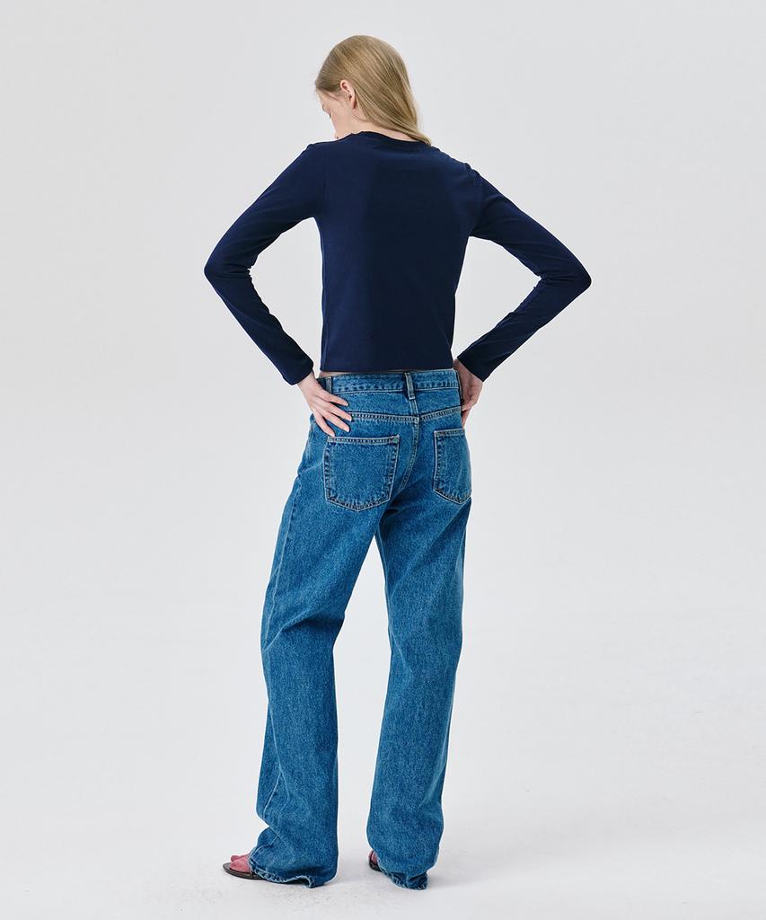 WNDERKAMMER Daily Fitted T_Navy