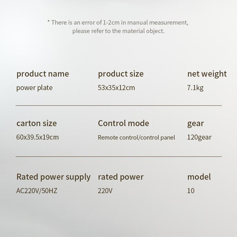 Вибрационная платформа кардиотренажер для дома, электрический вибрационный тренажер антицеллюлитный для тела, нагрузка 175 кг