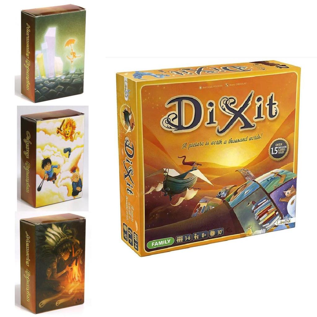 Dixit Odyssey Уникальная настольная игра для взрослых и детей с яркими картами и игровым полем для взаимодействия