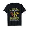 Gardener Motif Hooby Gardening Fathers Day T Shirt Black S Vintage Slightly Unisex Graphic Homme Versatile