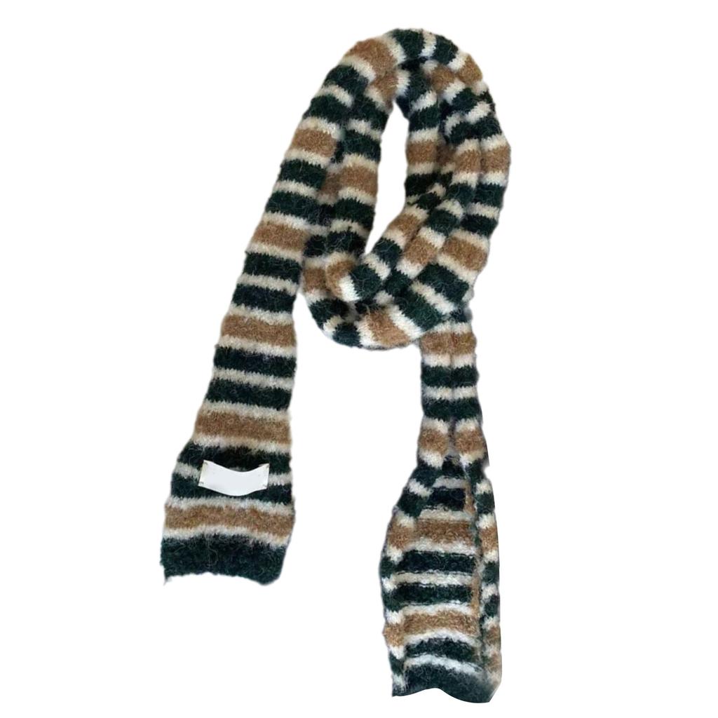 Вязаный шарф для женщин, длинный узкий пояс, галстук, шейный платок, реквизит для фотосессий для девочек, длинный шейный платок, узкий шарф, галстук