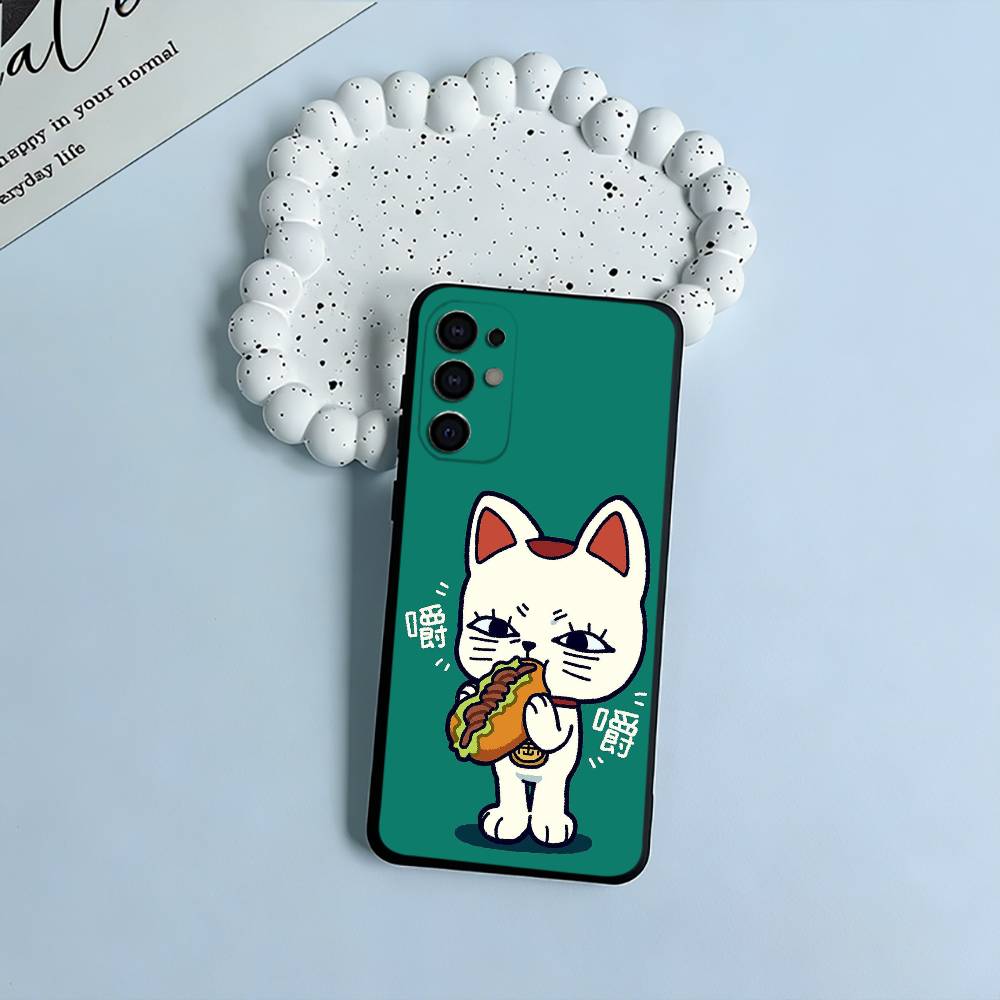 Dan-da-dan Turbo Phone Case For Samsung S25,S24,S21,S22,S23,S30,Ultra,S20,Plus,Fe,Lite,Black Soft Silicone