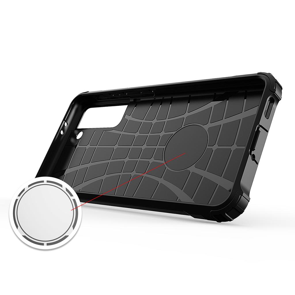 Чехол-гибрид для Samsung Galaxy S23+ — прочный синий защитный чехол от Hurtel