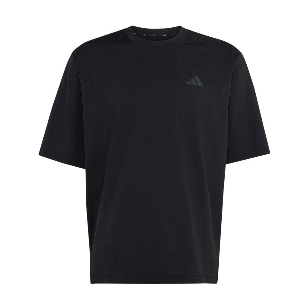 adidas Essentials Primelift Тренировочный графический вязаный свободный топ с коротким рукавом для фитнеса Мужские топы KT0833