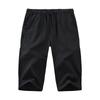 Pants Men's Summer Loose Linen Thin Cropped Pants Men's Straight Leg Pants