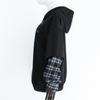 Vintage Hoodie Women Streetwear Oversized Sweatshirt Punk Long Sleeve Pullovers Korean Grunge Plaid Splice Hoody