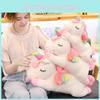 Adorable Unicorn Stuff Toy Soft Plush Doll Cushion Perfect Kids Birthday Gift