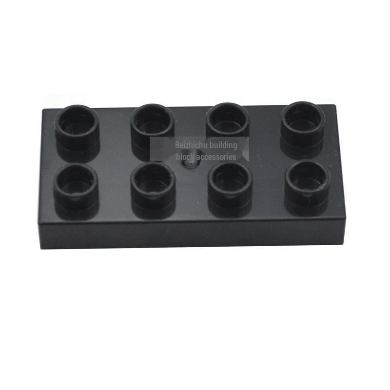 «Большие блоки для самостоятельной сборки, 8 отверстий, половинной высоты 2x4, совместимы с Lego, для раннего образования младенцев и детей ясельного возраста».