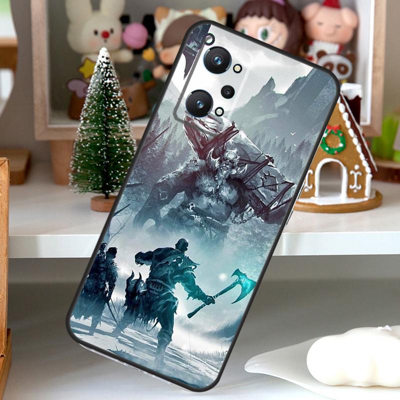 Чехол God of War для OPPO Realme C55 C35 C33 C31 C30 C25 C21Y C11 GT Neo 5 3T 2T Realme 10 9 11 Pro Plus