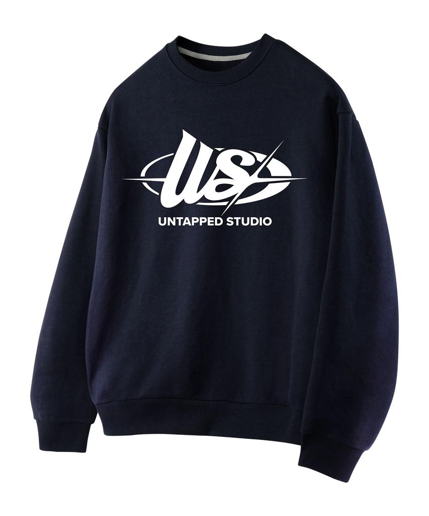 UNTAPPED STUDIO Us Logo Sweatshirt Oversized Fit 6 Colors (Type B)