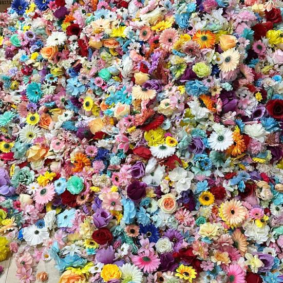 Artificial Flower Garland Faux Wildflower Hanging Decoration Fake Floral Vines Curtain for Spring Summer Home Garden Wedding Party Arch Wall Decor