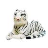 White Tiger Plush Body Blue Eyes Large, Extra-large, Toy, Realistic, Large, Cute, White, Pillow, 40cm,