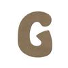 Capital Letter G In MDF Wood To Decorate - 8 Cm