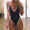 Summer Monokini Deep V Neck Slim Fit Spaghetti Strap Backless Summer