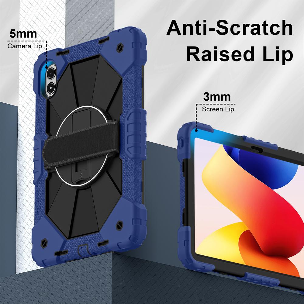 Силиконовые+ПК чехлы для планшета 12,1'' Xiaomi Redmi Pad 2 Pro/Poco Pad M1, противоударная обложка, Fundas, вращающаяся подставка, корпус