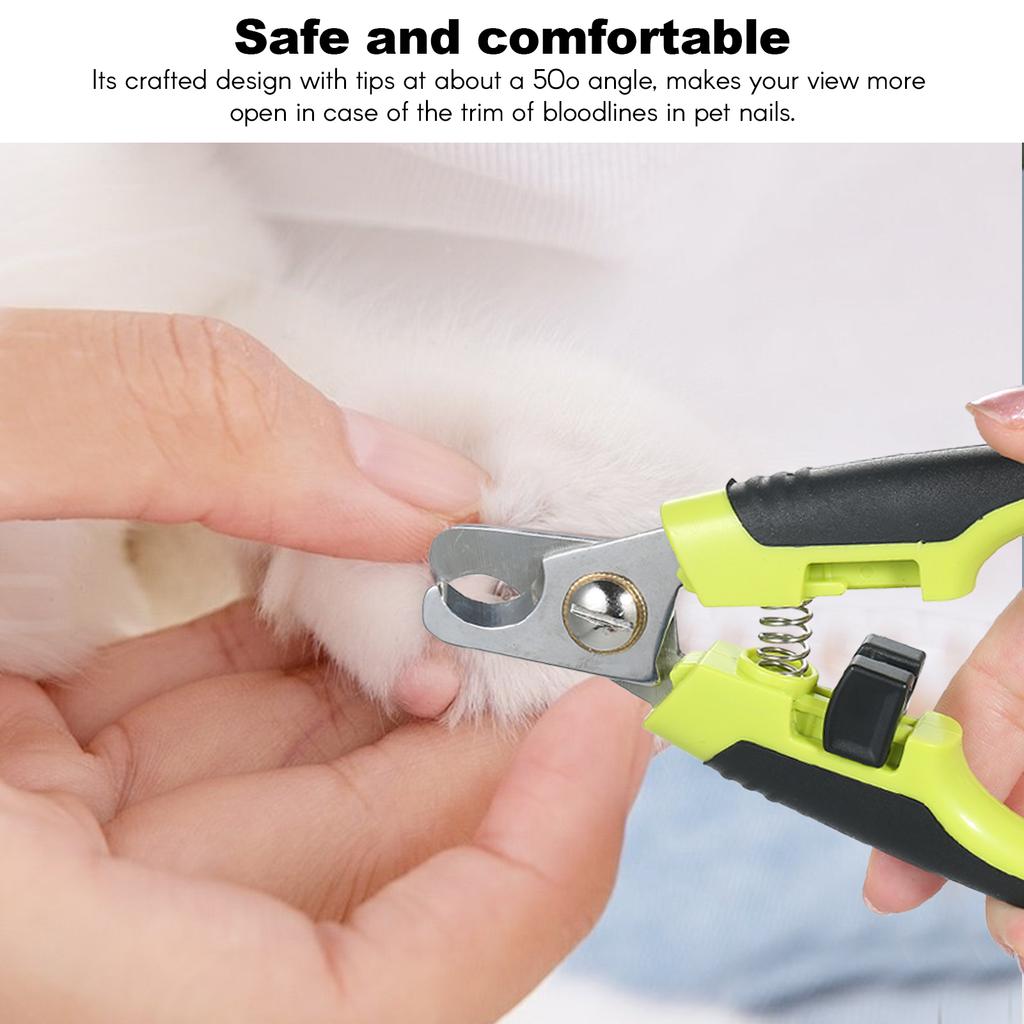 Professional Dog Nail Clipper Set, Pet Nail Clippers with Safety Protection to Avoid Excessive