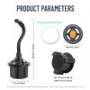 Universal Magnetic Car Cup Mount Phone Holder Stand Cradle for IPhone 16/15/14/13 12 Pro Plus Max 4-7" Cellphone Smartphones GPS