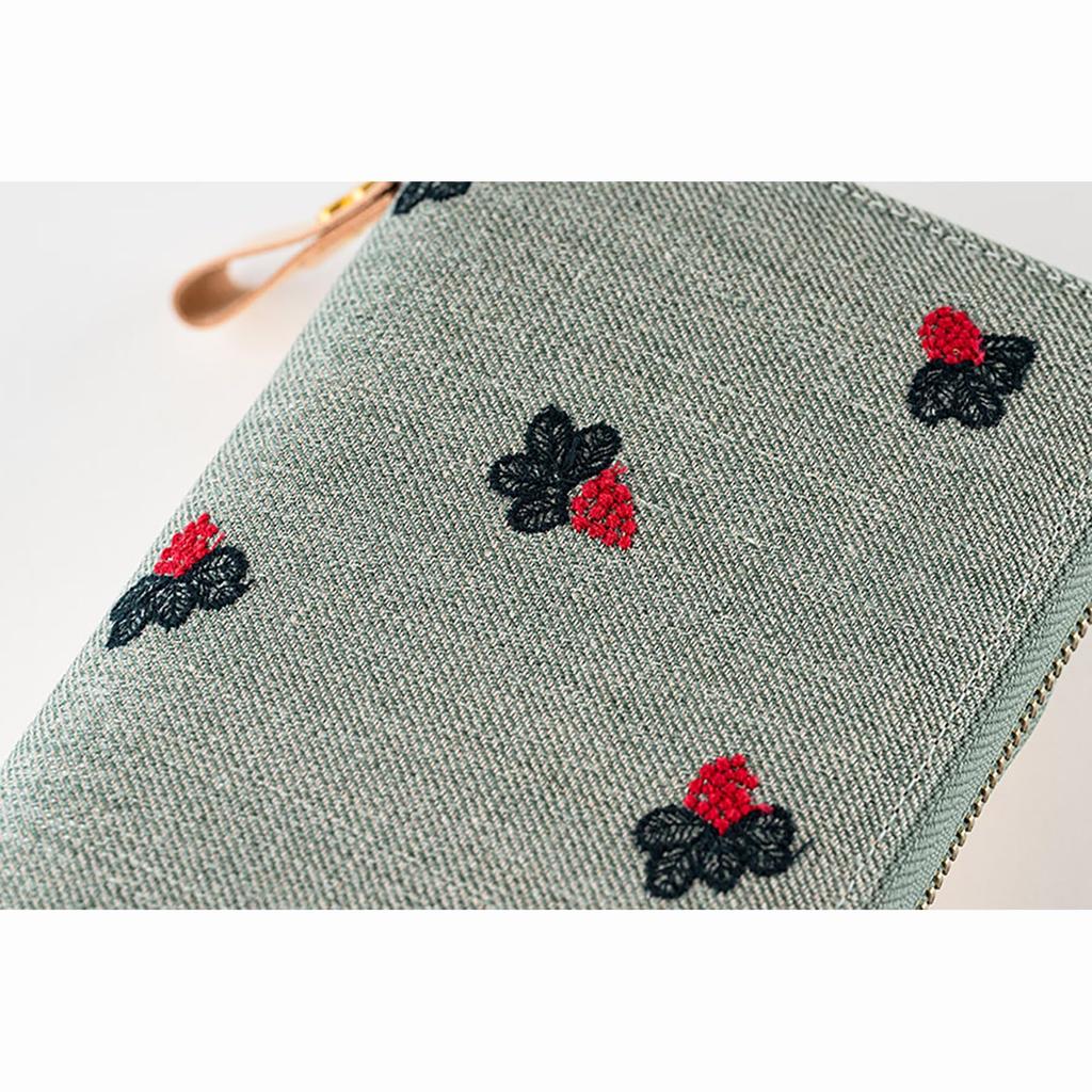 Hobonichi Techo Weeks Мина Берри (еженедельник) чехол, Perhonen/Light (зеленый)