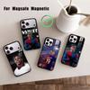 Чехол для телефона L-Lamine Y-Yamal для iPhone 17, 16, 15, 14, 13, 12, 11 Plus, Pro, Магнитный, для беспроводной зарядки Magsafe