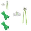 Children's Tinker Bell Fairy Princess Dress Polyester Fiber Fabric Perfect For Kids' Halloween Cosplay 80-150cm