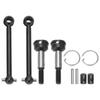 RC Front Drive Shaft Premium Metal Wear Resistant Anticorrosion Front CVD Drive Shaft for Tamiya