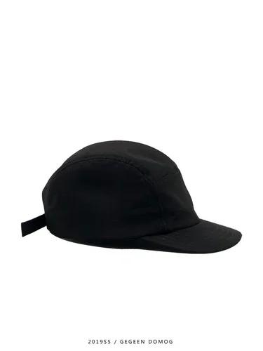 Custom Logo Print 5 Panels Cap Short Brim Baseball Hat Women Flat Bill Camping Gorras Solid Color Men Low Crown Classic Gorros