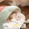 Semi-enclosed Tunnel Cat Nest Cartoon Dog Kennel Cute Cat Mattresses  Winter
